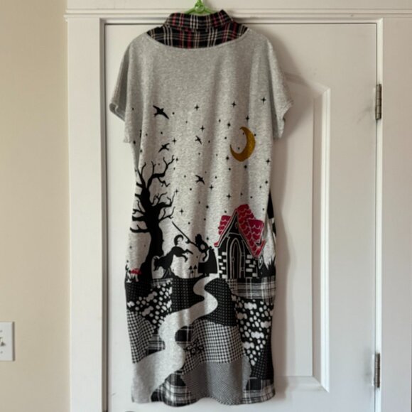 Red Riding Hood Sweatshirt Dress - Picture 2 of 14